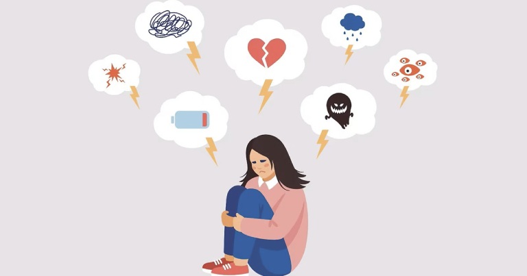 Các biểu hiện của loại rối loạn này tương đối phức tạp, thường chuyển từ hưng phấn sang ức chế trầm cảm